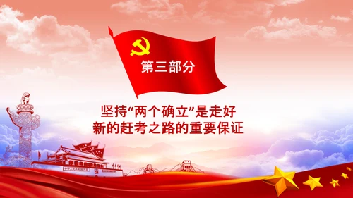 团委共青团学习两个确立的决定性意义党课PPT