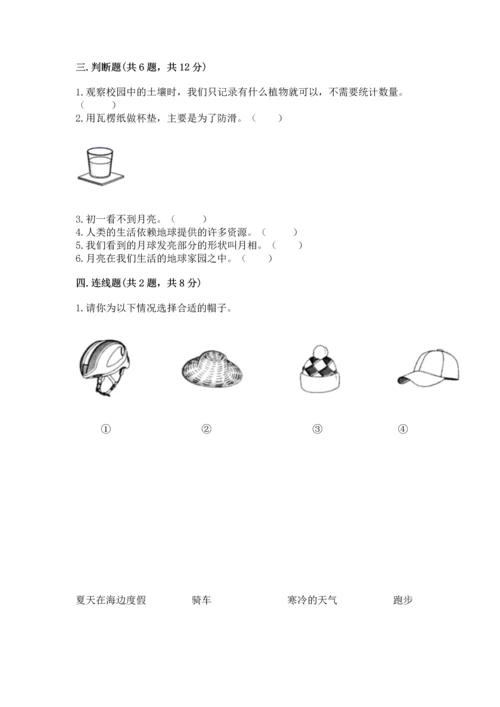 教科版科学二年级上册《期末测试卷》（黄金题型）.docx