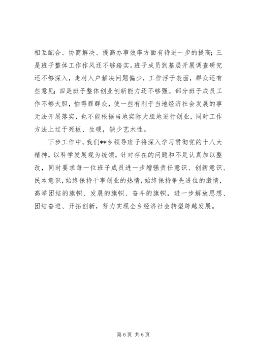 乡领导班子年度工作总结.docx