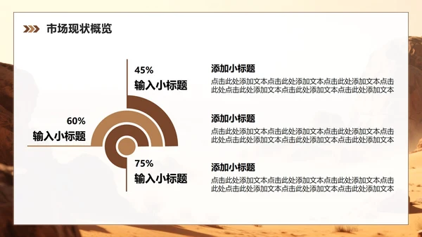 棕色商务风燃油车市场消费趋势调研报告PPT模板