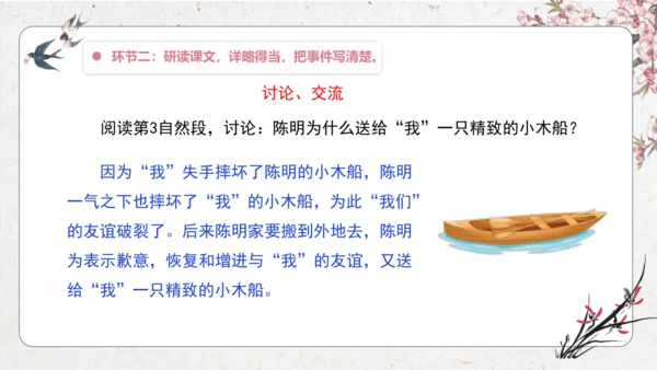 【大单元】统编版四上第五单元 第7课时《我家的杏熟了》《小木船》 课件