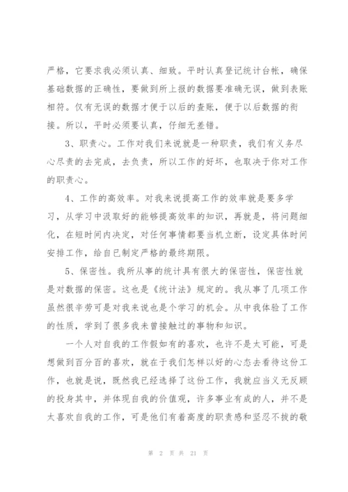 统计人员工作总结范文5篇.docx