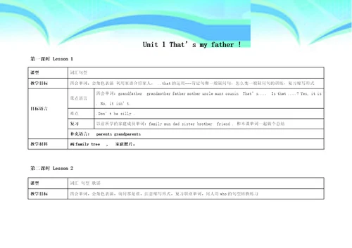 新概念入门B教学目标