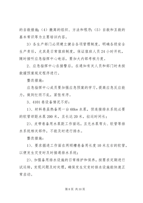 马军峪煤矿透水事故撤人应急演练方案.docx