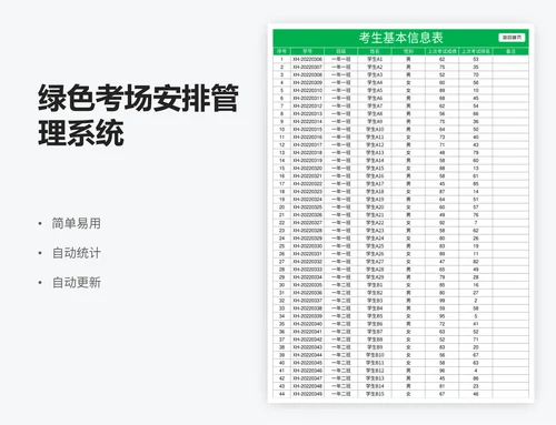 绿色考场安排管理系统
