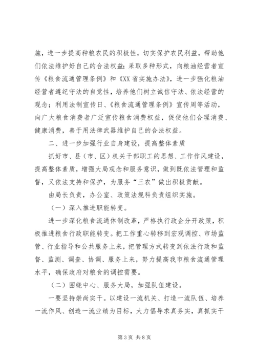 市粮食局年度整顿工作计划.docx