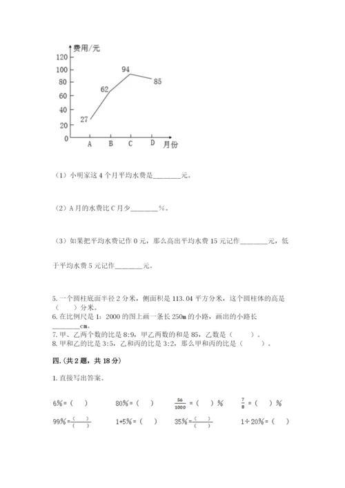苏教版数学六年级下册试题期末模拟检测卷必考题.docx