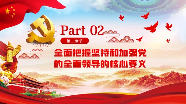 治国理政第三卷新时代坚持和加强党的全面领导的基本遵循PPT