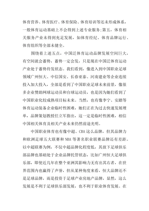 体育品牌宣传专业方案设计.docx