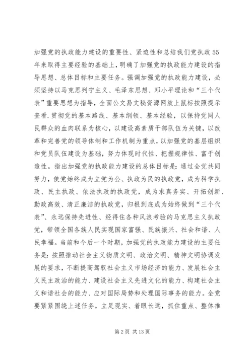 国税系统提高一把手执政能力学习心得体会心得体会大全.docx