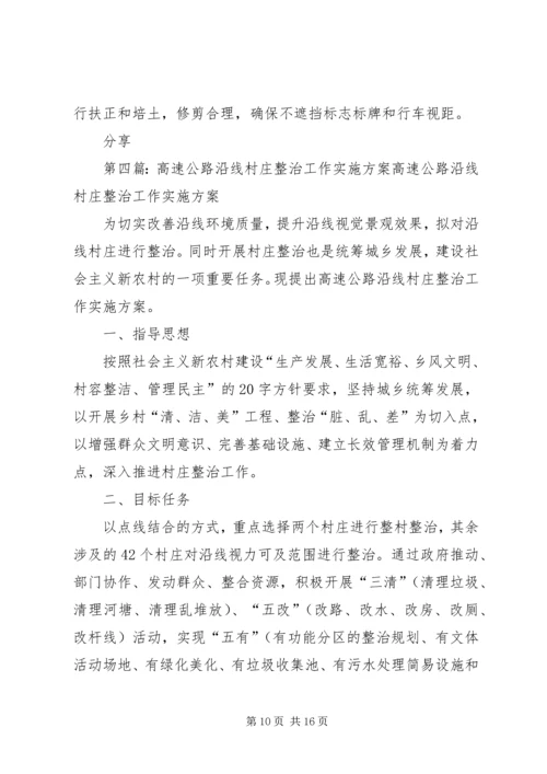 高速公路沿线绿化提升工程实施方案.docx