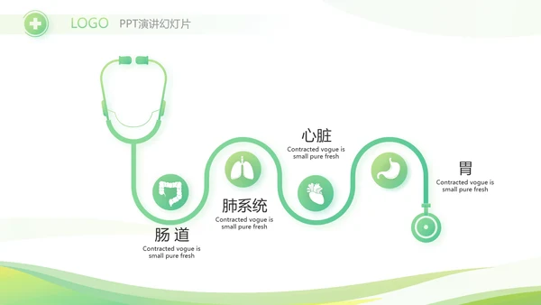绿色清新大气医药公司宣传介绍PPT