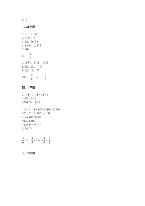 2022人教版六年级上册数学期末测试卷精品（夺冠）.docx