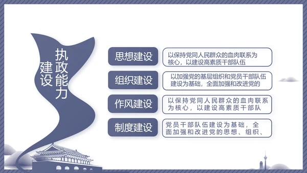蓝色党建党风廉政建设文化动态PPT