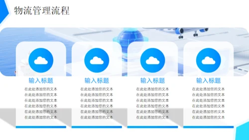 供应链物流行业解决方案快递公司通用PPT模板