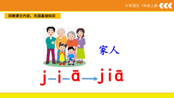统编版语文一年级上册6 j q x  课件
