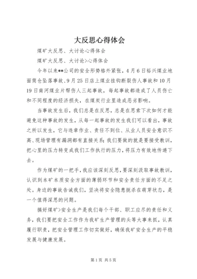 大反思心得体会 (5).docx