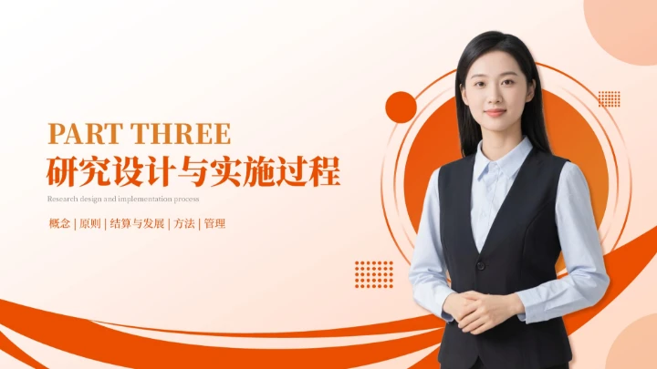 橙红色商务风教师课堂汇报PPT模板