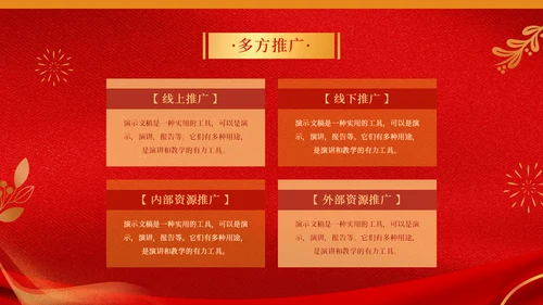 新年春节文化品牌营销方案通用PPT模板