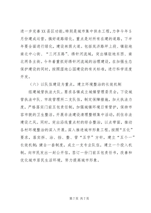 城乡环境综合整治工作汇报.docx