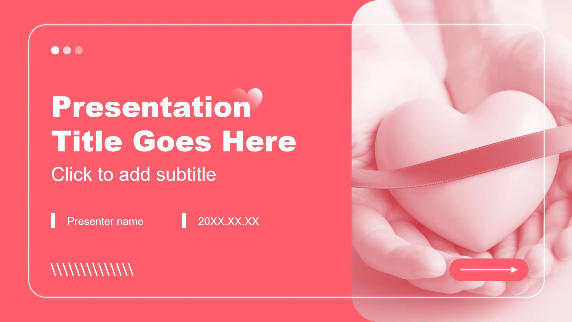 粉红色商务风心理委员竞选自我介绍PPT主题模板