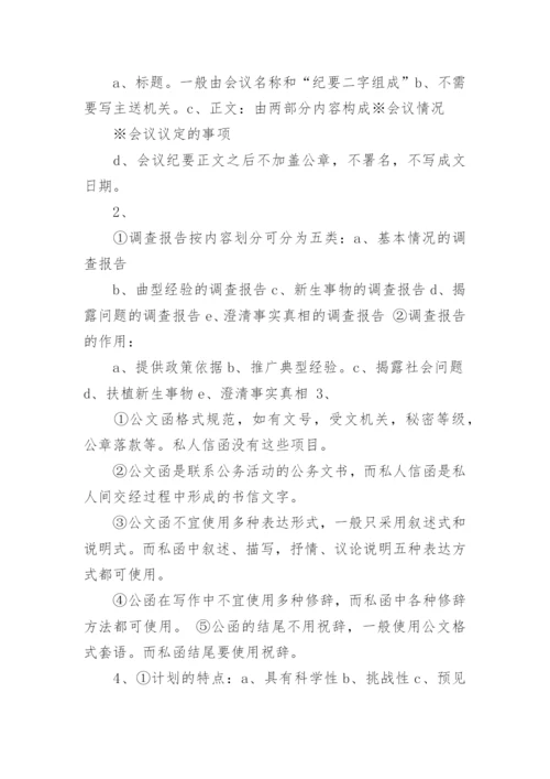 应用文写作考试试题及答案.docx