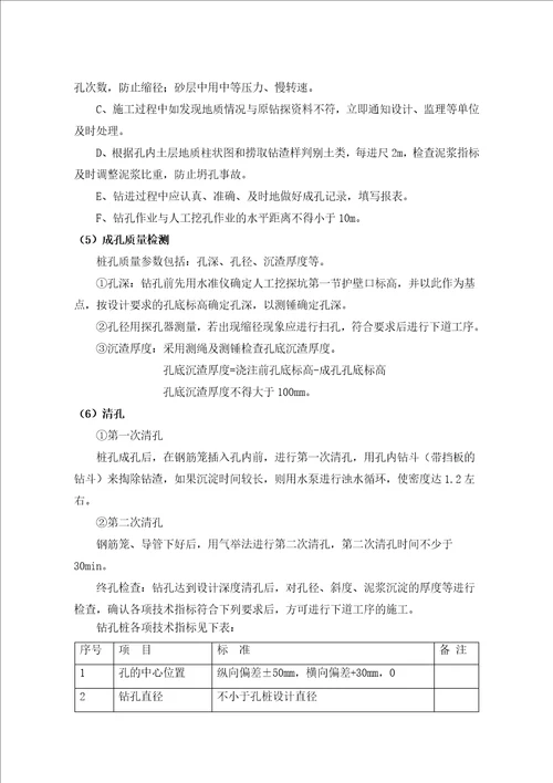 围护钻孔灌注桩施工方案 doc