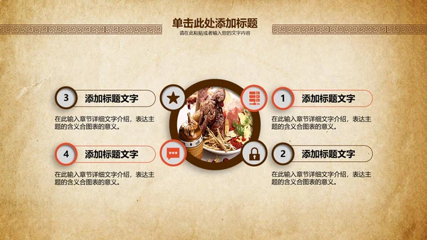 中国风中医养生汇报总结通用PPT模板