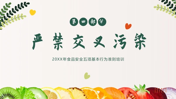 食品安全日食品安全五项基本行为准则PPT课件食品安全宣传周