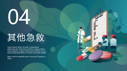 医院普外科急救常识PPT模板