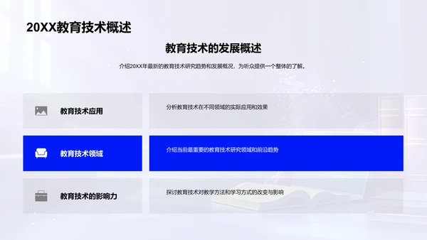 教育技术研究报告PPT模板