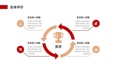 红色金色实拍风大气项目总结汇报PPT模板工作总结