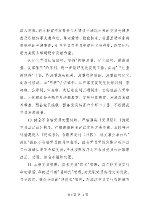乡镇委员会党建工作方案.docx
