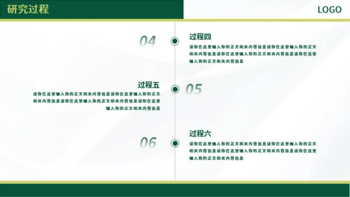 深绿色答辩汇报ppt模板