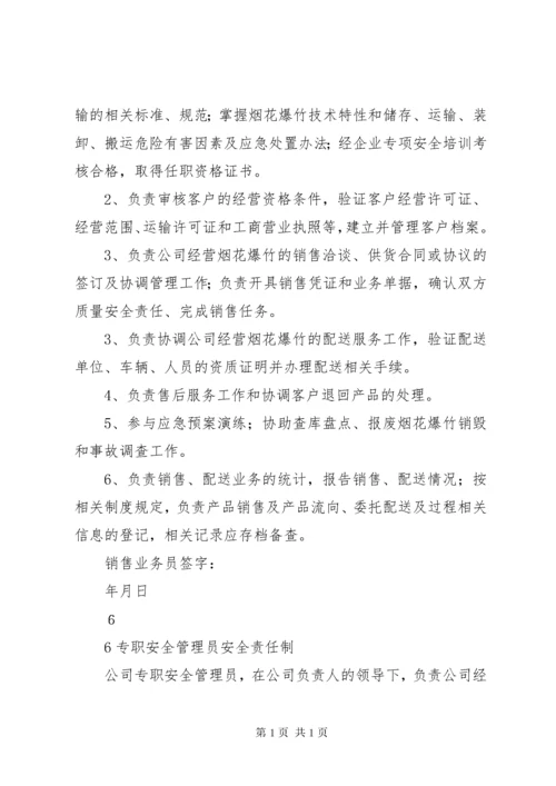 烟花爆竹企业安全生产责任制 (2).docx