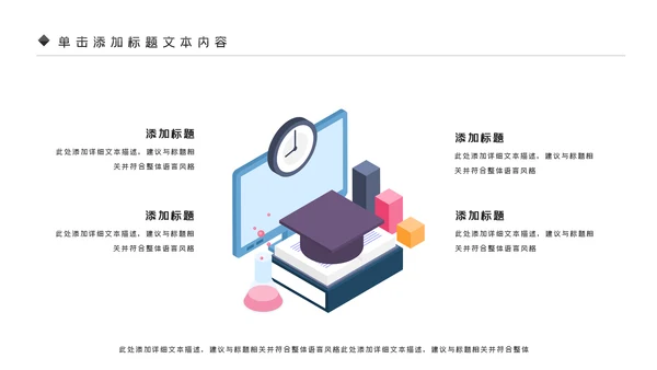 教学设计网络在线教育学习课堂PPT模板