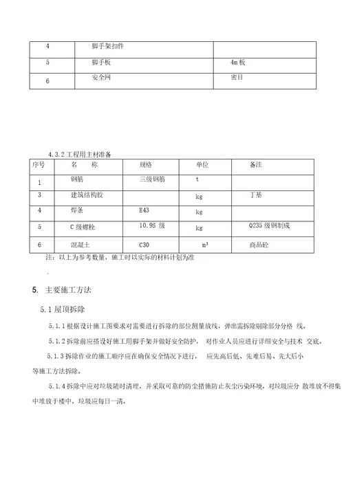 屋顶改造施工方案