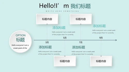 小清新医疗医学健康动态PPT
