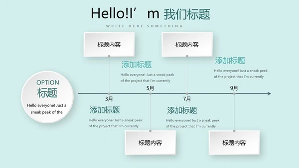 小清新医疗医学健康动态PPT