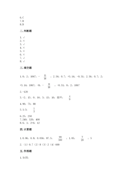 北京版小学六年级下册数学期末综合素养测试卷附完整答案【考点梳理】.docx