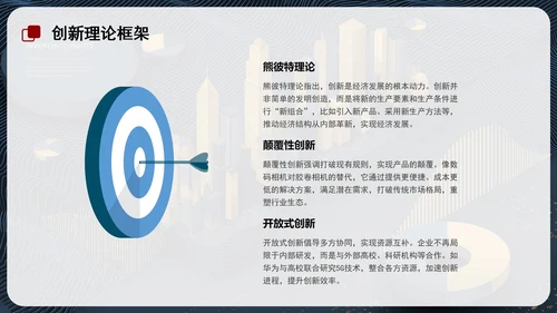 蓝色简约创业创新PPT模板