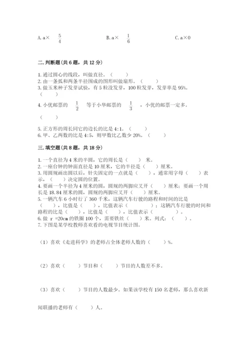 小学六年级数学上册期末考试卷附参考答案（巩固）.docx