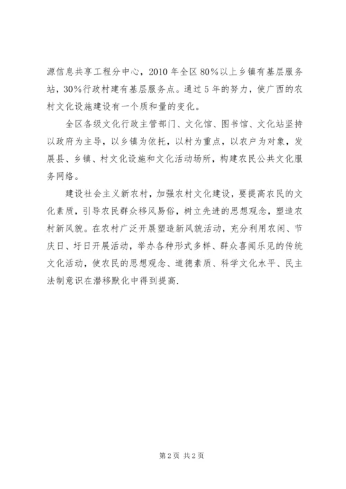 发展农村特色文化推进社会主义新农村建设.docx