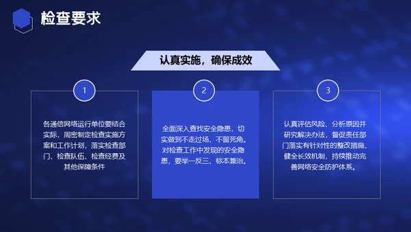 电信和互联网行业网络安全检查通用PPT模板
