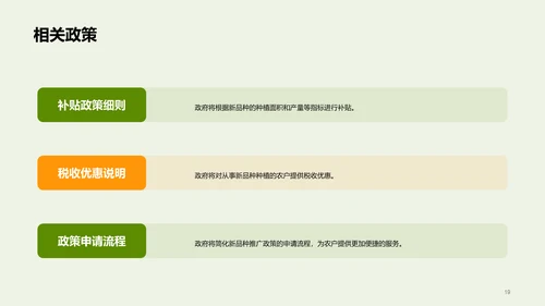 绿色现代农业新品种推广会发布会PPT模板
