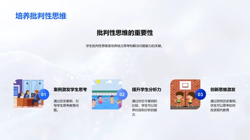 教育沿革历程PPT模板
