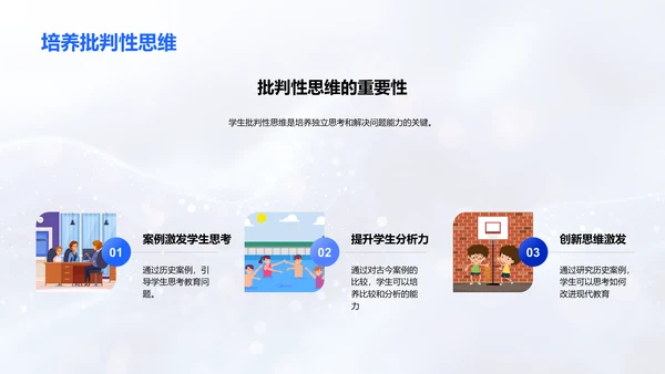 教育沿革历程PPT模板