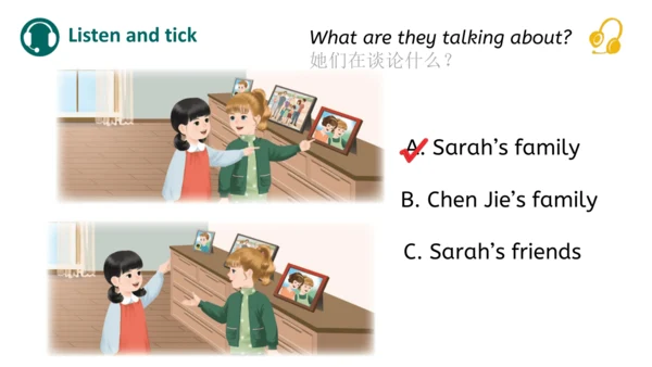 Unit 2 Different families Part B Let's talk课件内嵌音视频