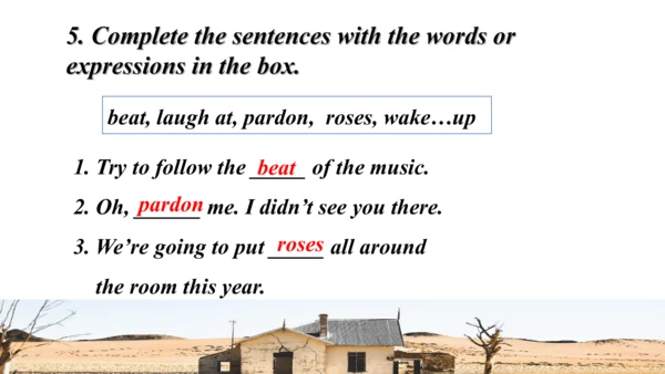 Module 8 My  future  life Unit 3 Language in use  