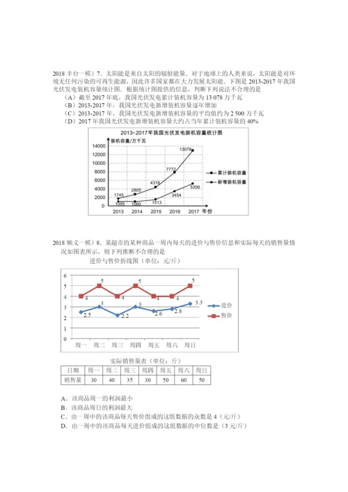 2021一模统计与概率.docx